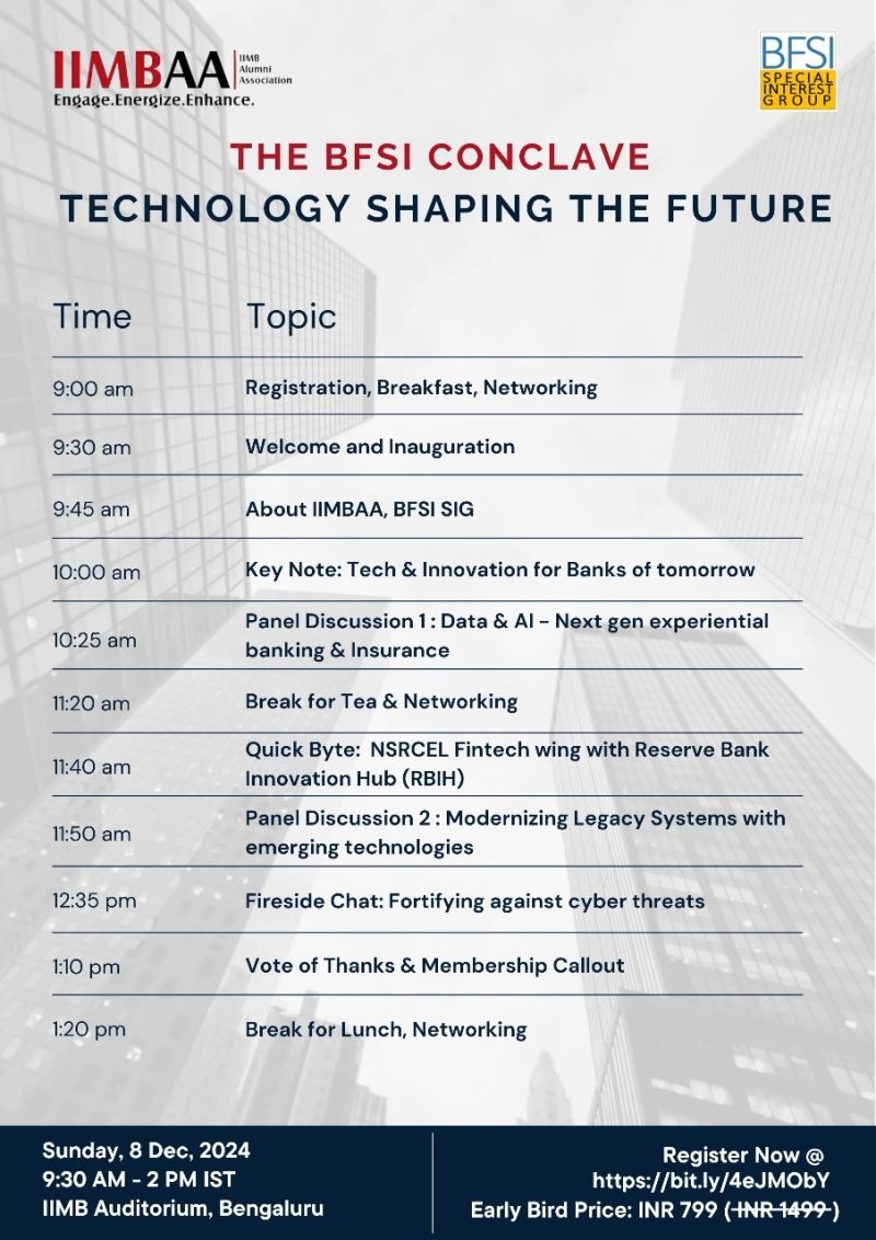 2024 BFSI Next event schedule